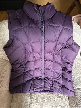 Eddie Bauer Women's Purple Quilted Puffer Vest